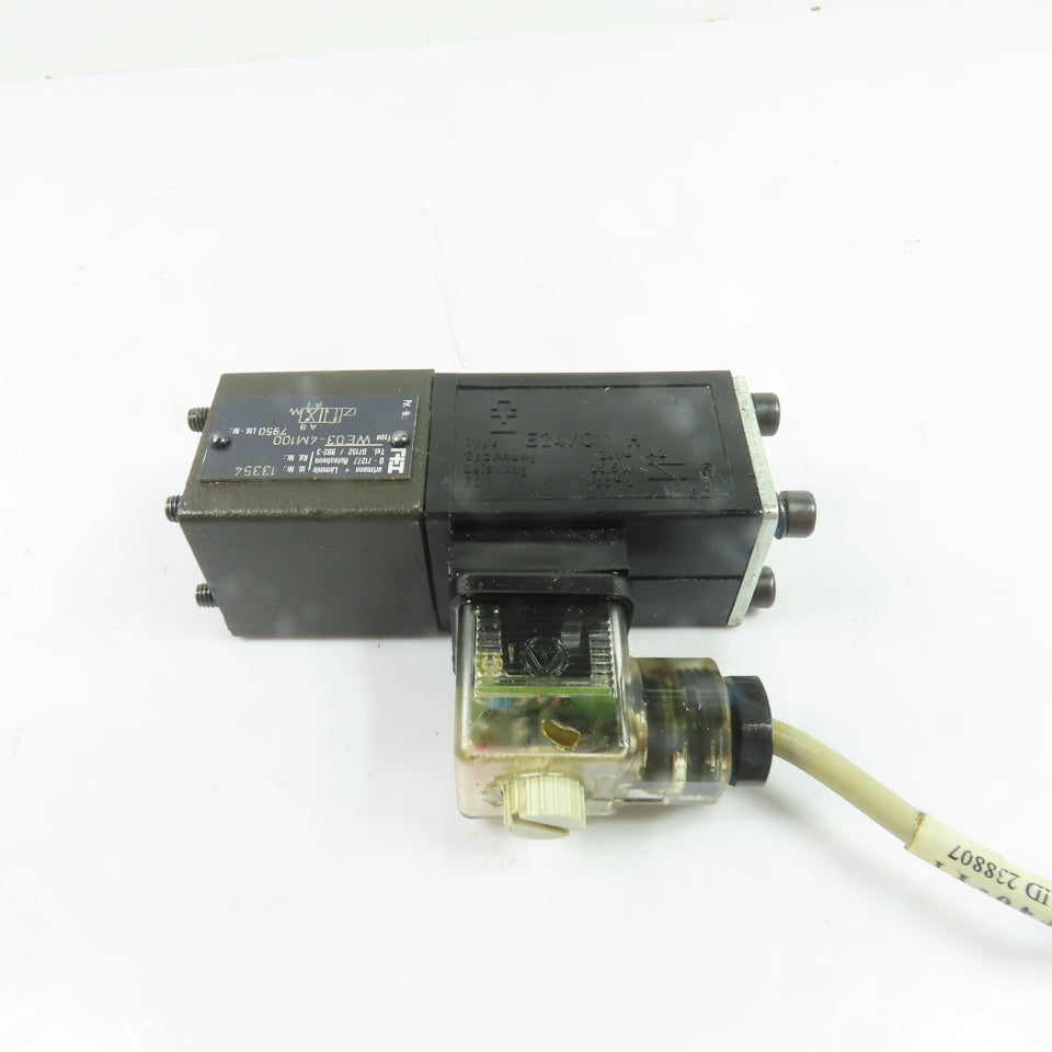 Hartmann + Lämmle 13354 WE03-4M100 Hydraulic Directional Solenoid Valve 24VDC