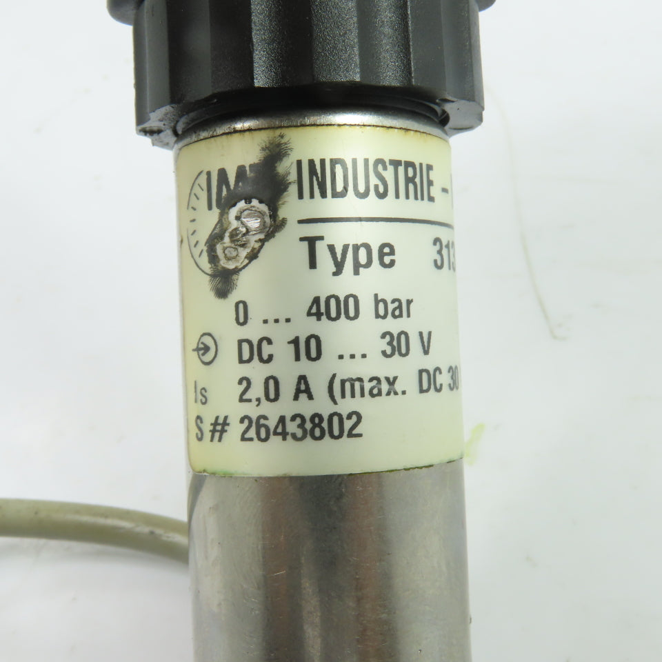 IMT 3131.086.411 0-400 Bar Electronic Pressure Switch 10-30VDC