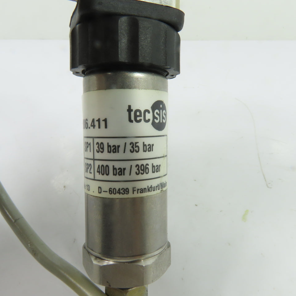 tecsis 3131.086.411 Electronic Pressure Switch 0-400 Bar DC 10-30V