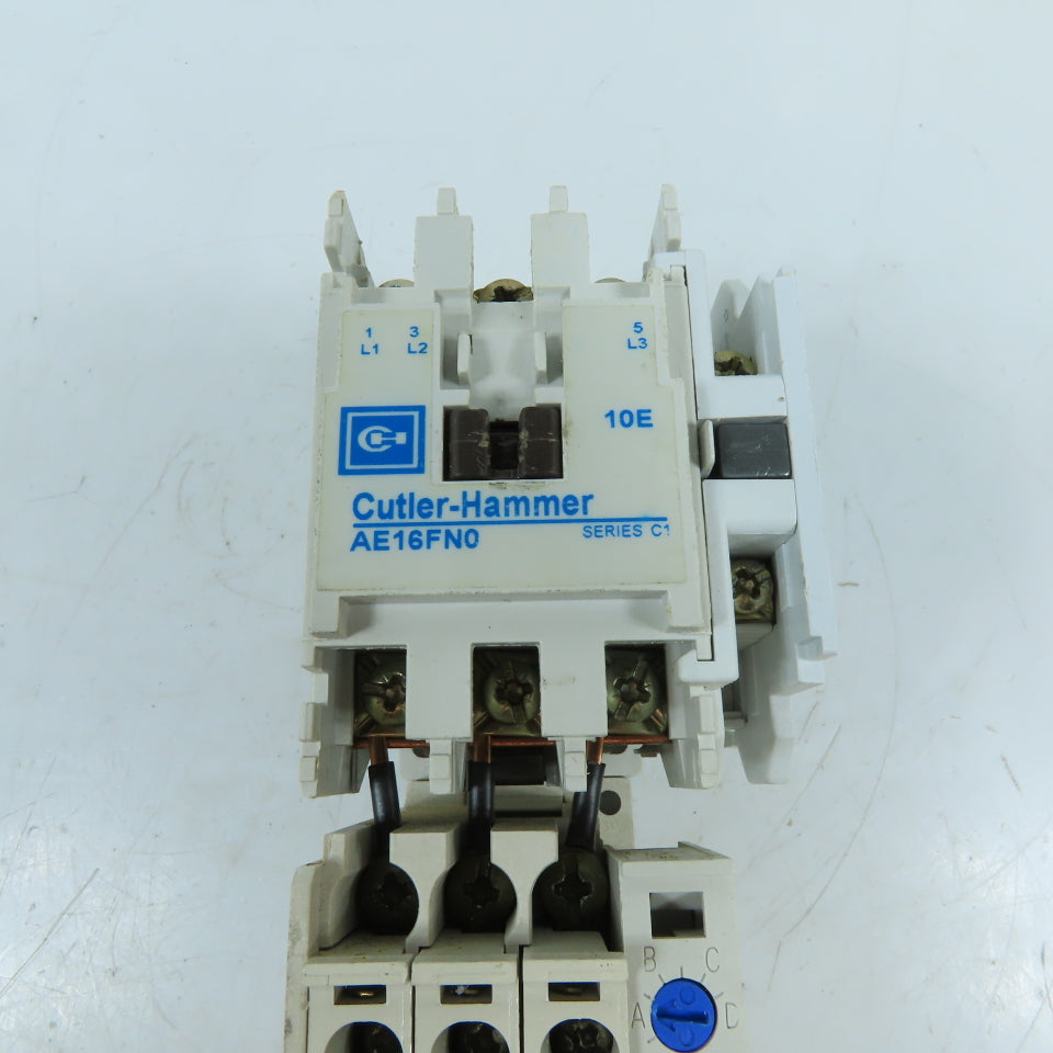 Cutler-Hammer AE16FN0 32A 3-Pole Contactor w/Overload Relay 110/120V Coil