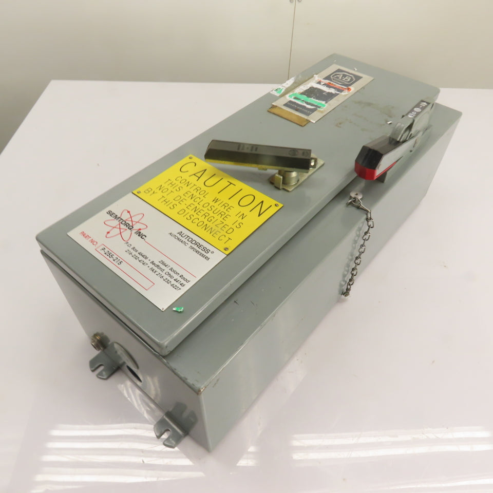 Allen-Bradley 512-M/A15465 Combination Motor Starter Disconnect 600V 3Ph