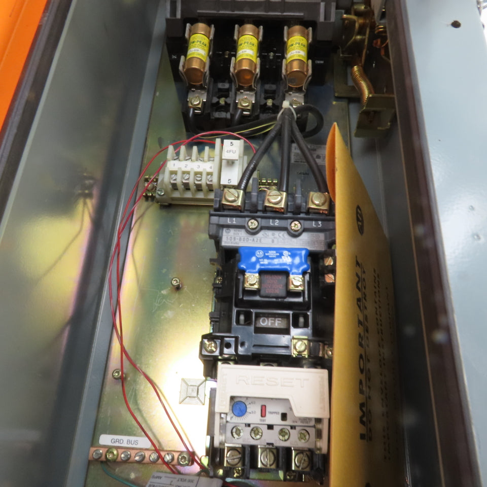 Allen-Bradley 512-M/A15466 Combination Motor Starter Disconnect 600V 3Ph