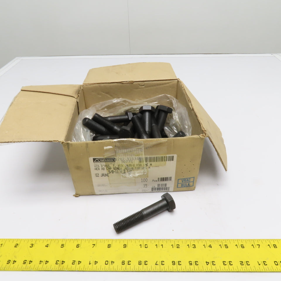 3/4-10 x 4" Hex Head Cap Screws Bolts Grade B7 Lot Of 30