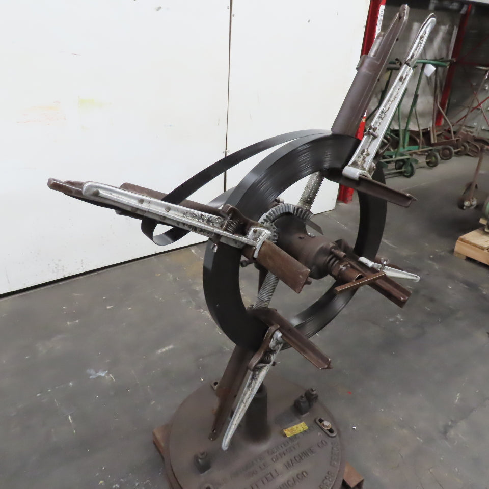 F.J. Littell 3001 No. 3 Press Feed Automatic Centering Reel Uncoiler 300 lb.