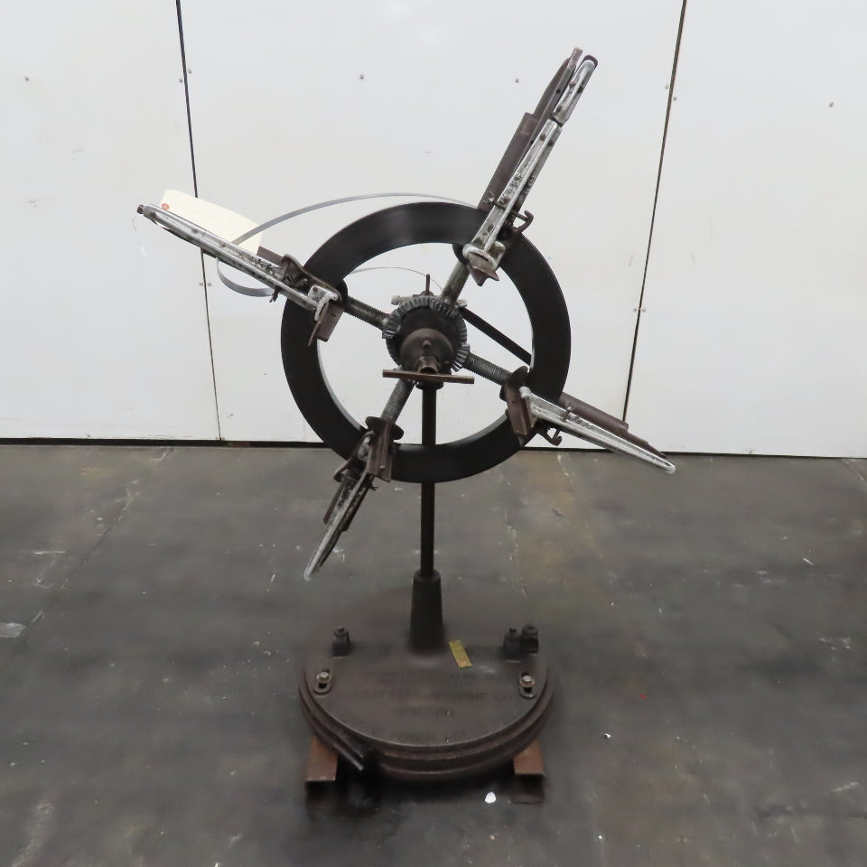 F.J. Littell 3001 No. 3 Press Feed Automatic Centering Reel Uncoiler 300 lb.