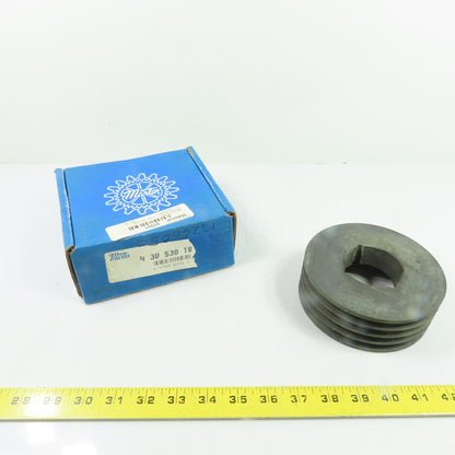 Martin 4 3V 530 TB 4-Groove 3V Belt Sheave Pulley 5.3" OD Taper Bushed Bore