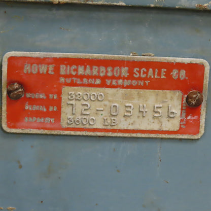 Howe Richardson Mechanical Dial Scale Indicator Head Stand 600 lb Cap
