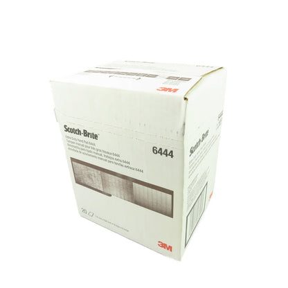3M 6444 Scotch-Brite Extra Duty Hand Pad 6in x 9in Brown Aluminum Oxide Lot/20