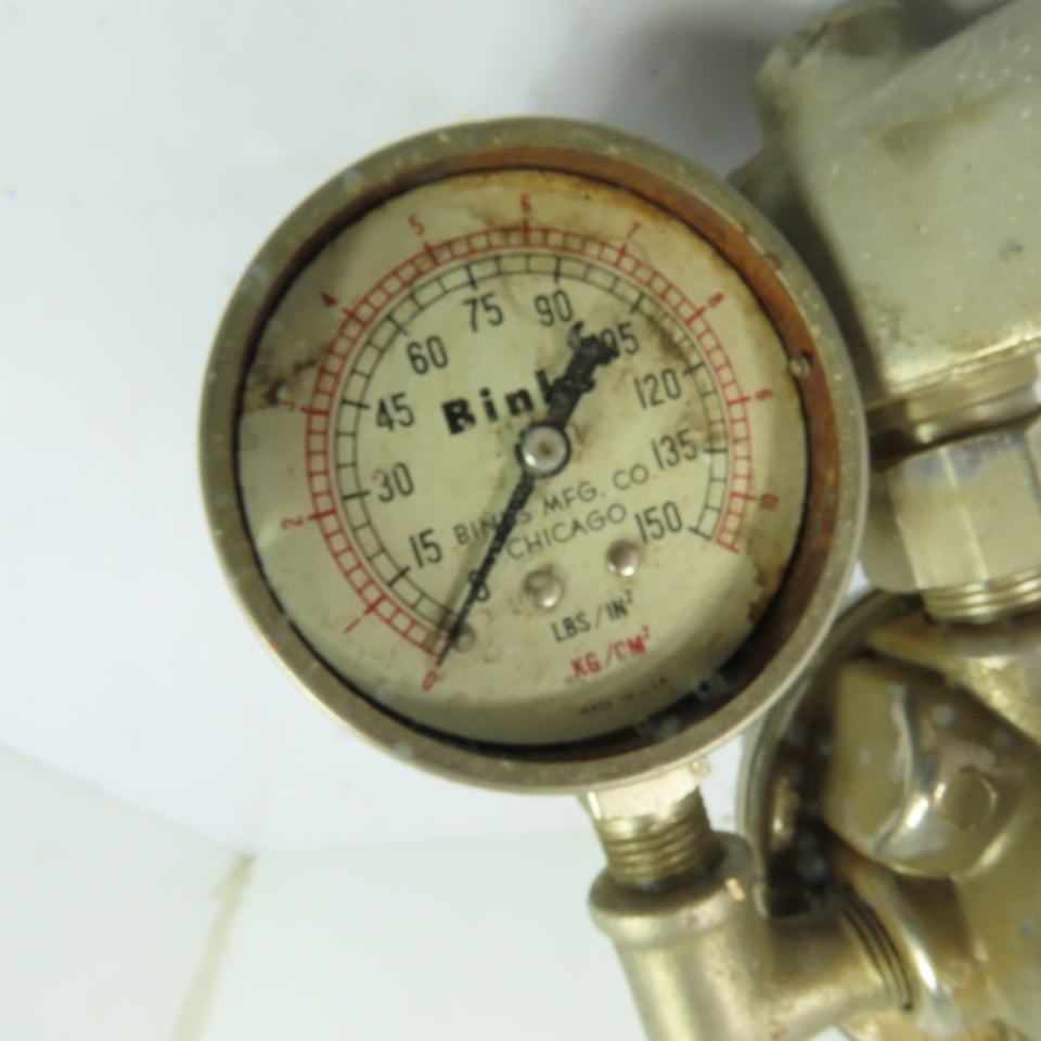 Binks 85-200 Air Pressure Regulator Assembly W/ Gauge 150 PSI