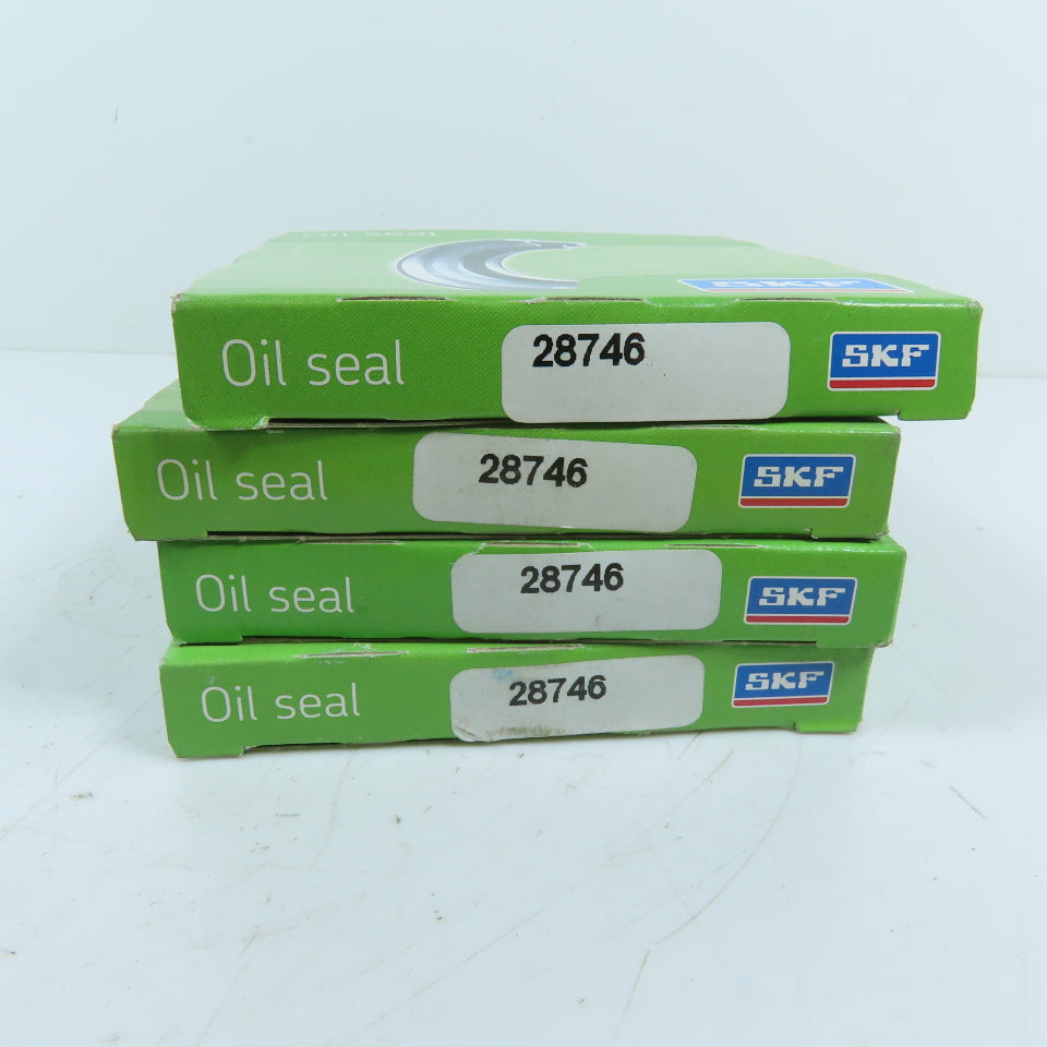 SKF 28746 Double Lip Wave Nitrile Oil Seal Lot Of 4