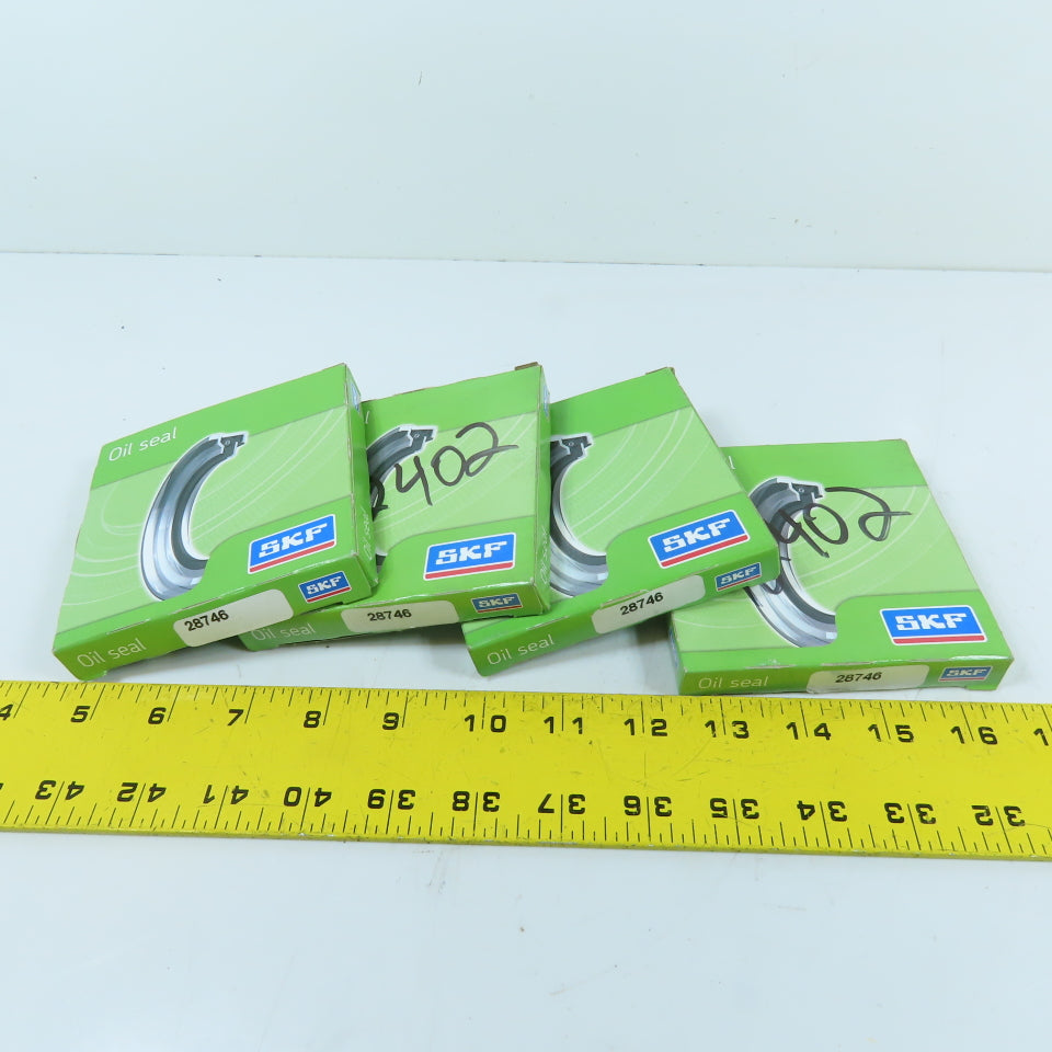 SKF 28746 Double Lip Wave Nitrile Oil Seal Lot Of 4