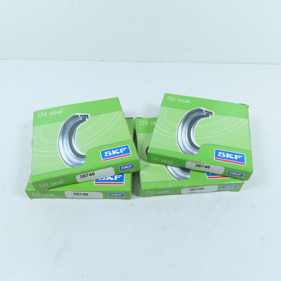 SKF 28746 Double Lip Wave Nitrile Oil Seal Lot Of 4
