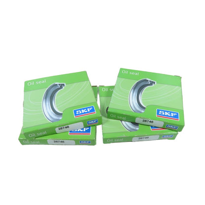 SKF 28746 Double Lip Wave Nitrile Oil Seal Lot Of 4