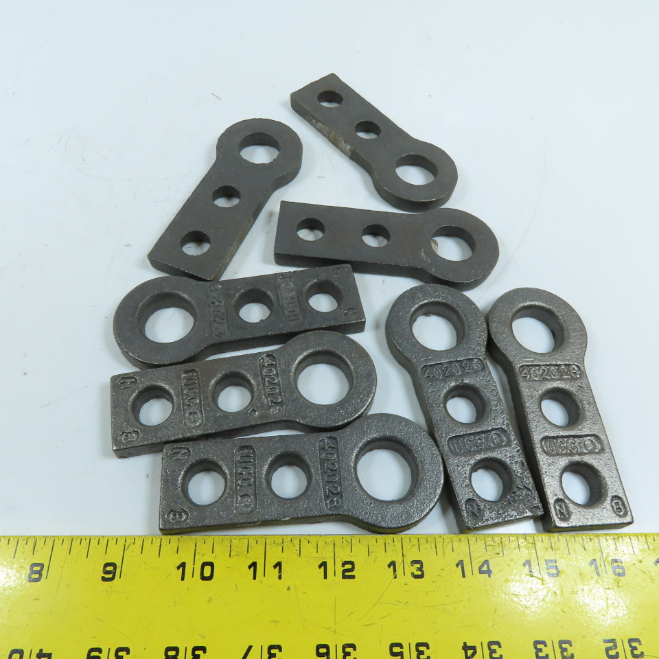 402026 Cast Iron Bar Stop W/Bolt Holes Lot of 8