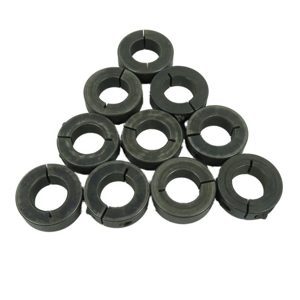 7/8" ID Split Clamp-Style Shaft Collar 1-5/8" OD x 1/2" Lot Of 10