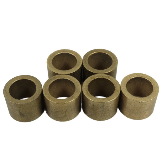 Bronze Sleeve Bushing 7/8" ID x 1-1/4" OD x 1" Long Lot Of 6