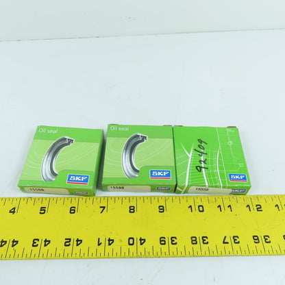 SKF 15508 Single Lip Nitrile Oil Seal Lot of 3