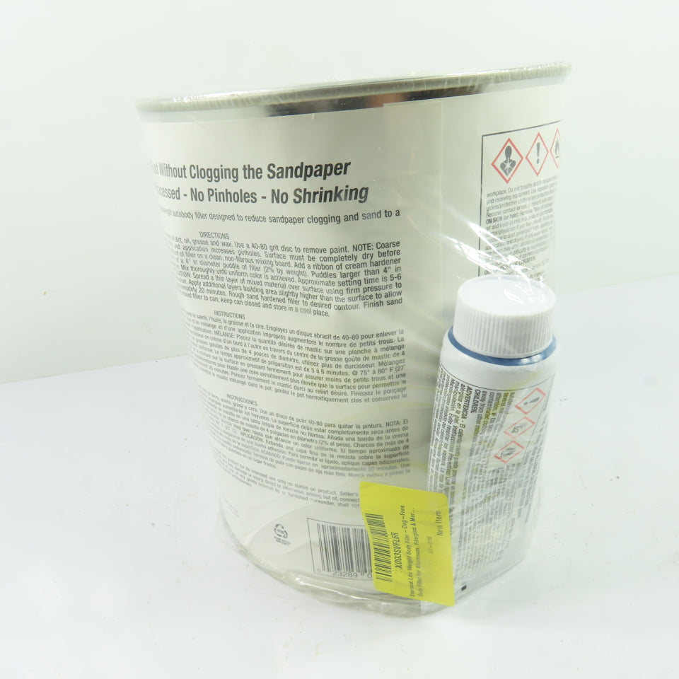 Evercoat 100156 Non-Clog Lightweight Auto Body Filler 0.8 Gallon