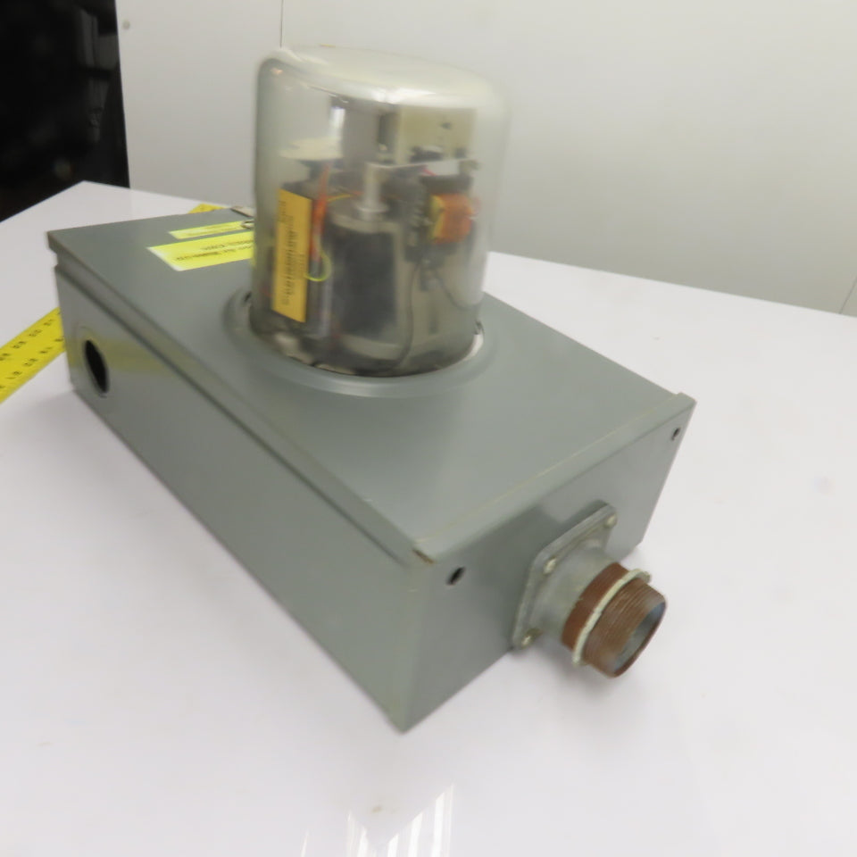 3Ph Meter Socket Enclosure 480V W/ Sangamo Watthour Meter