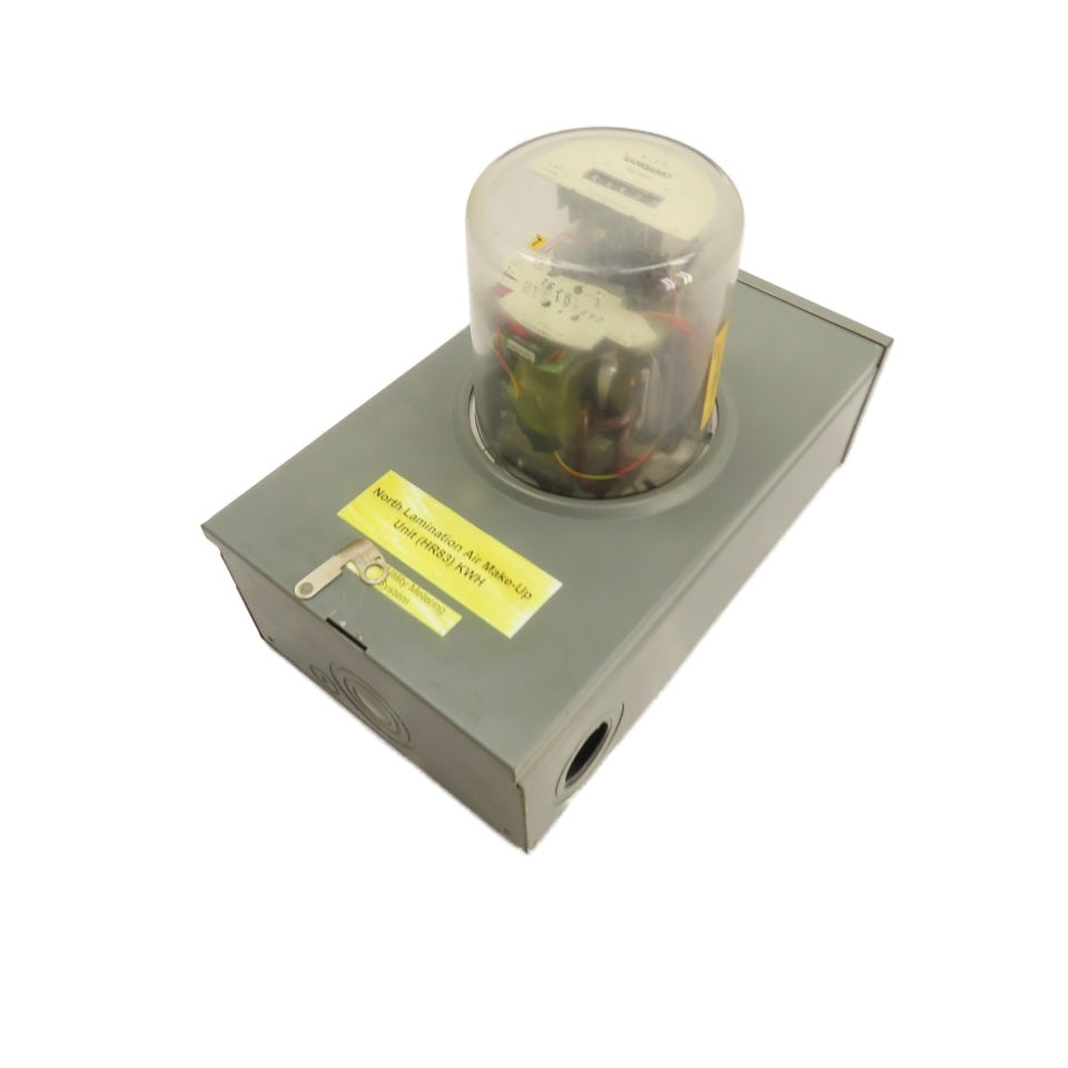 3Ph Meter Socket Enclosure 480V W/ Sangamo Watthour Meter