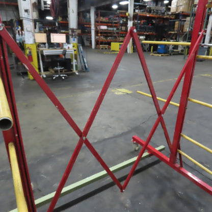 75"W Max 23"Arms Adjustable Expandable Light Duty Cantilever Drying Rack 73.5"H
