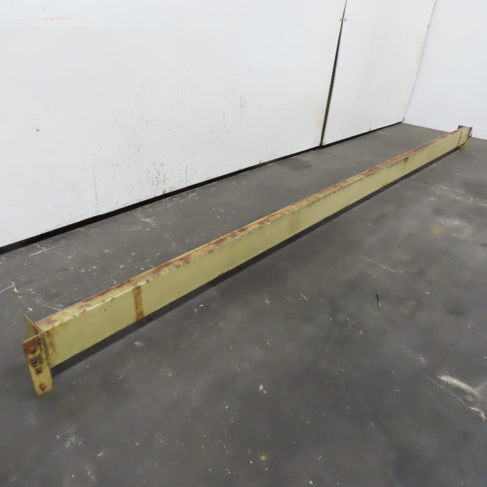 9' (108") x 4" x 1-1/2" Round Pin Pallet Racking Beam Shelf Used