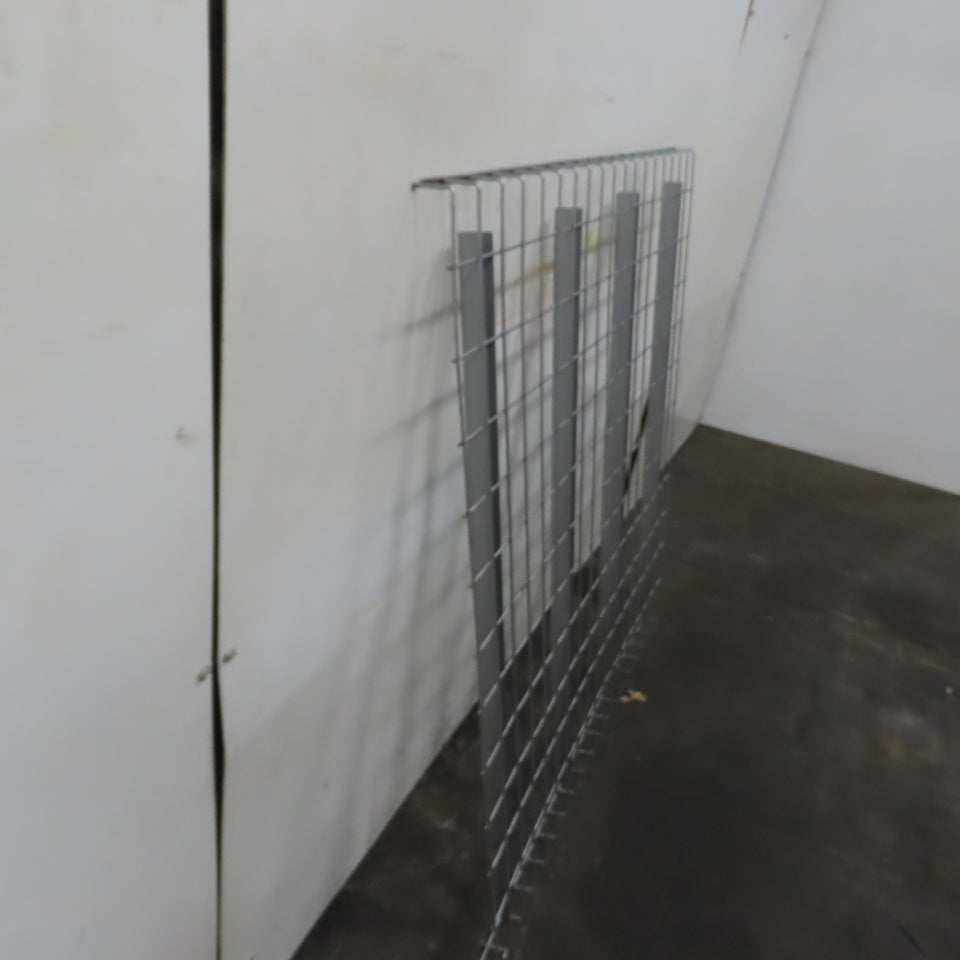 48" x 46" W 3 Channel Double Waterfall Pallet Rack Welded Wire Decking USED