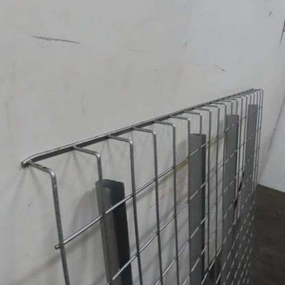 48" x 46" W 3 Channel Double Waterfall Pallet Rack Welded Wire Decking USED