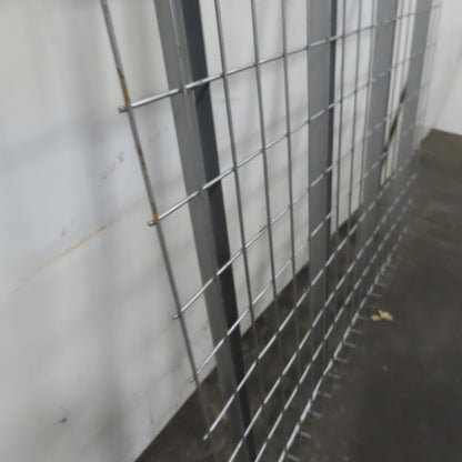48" x 46" W 3 Channel Double Waterfall Pallet Rack Welded Wire Decking USED