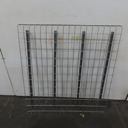 48" x 46" W 3 Channel Double Waterfall Pallet Rack Welded Wire Decking USED
