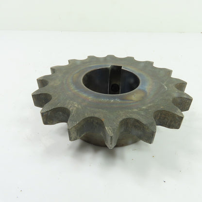 Clyde Bergemann 162223 16-Tooth Single Strand Roller Chain Sprocket 1-9/16" Bore