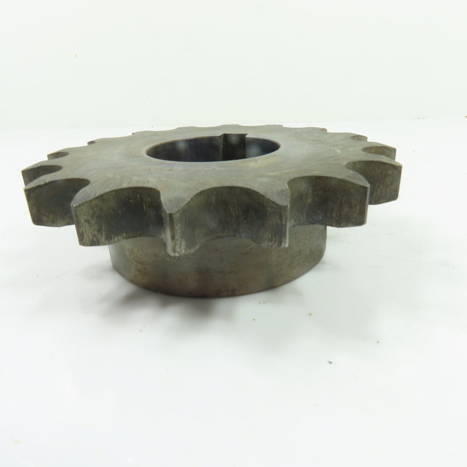 Clyde Bergemann 162223 16-Tooth Single Strand Roller Chain Sprocket 1-9/16" Bore