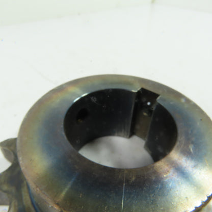 Clyde Bergemann 162223 16-Tooth Single Strand Roller Chain Sprocket 1-9/16" Bore