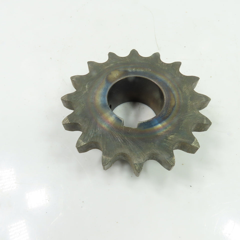 Clyde Bergemann 162223 16-Tooth Single Strand Roller Chain Sprocket 1-9/16" Bore
