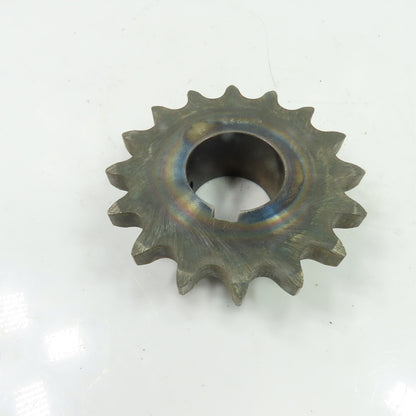 Clyde Bergemann 162223 16-Tooth Single Strand Roller Chain Sprocket 1-9/16" Bore