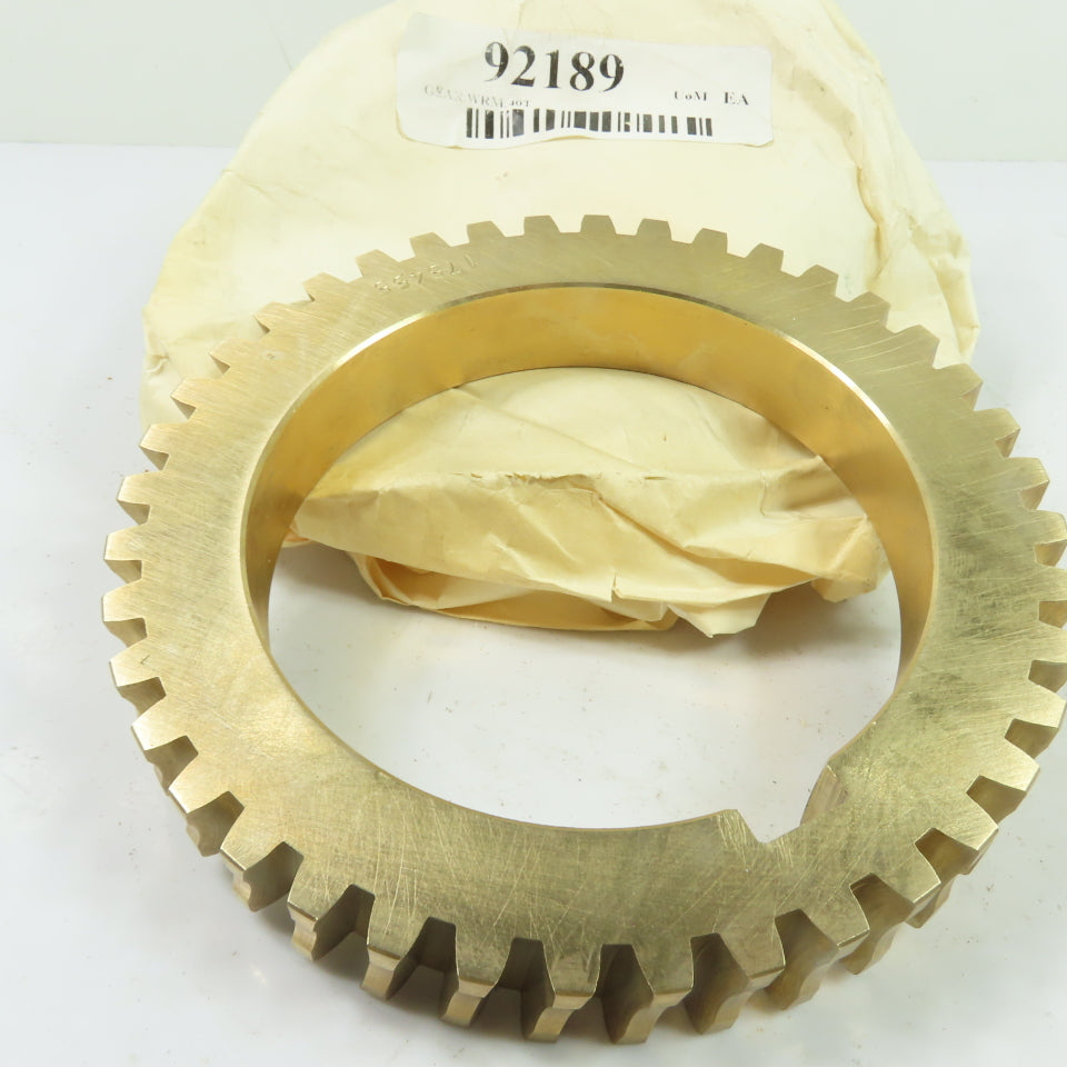 Clyde Industries 175455 40 Tooth Aluminum Bronze Worm Gear 3-3/4" Bore 3/4" W
