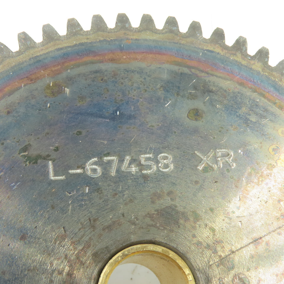 L-67458-XR Dual Sprocket Spur Gear 4-5/16" To 1-5/16"OD 9/16" Bore