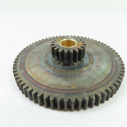 L-67458-XR Dual Sprocket Spur Gear 4-5/16" To 1-5/16"OD 9/16" Bore