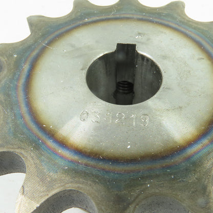 Clyde Industries 031219 14 Tooth Single Strand Chain Sprocket 7/8" Bore