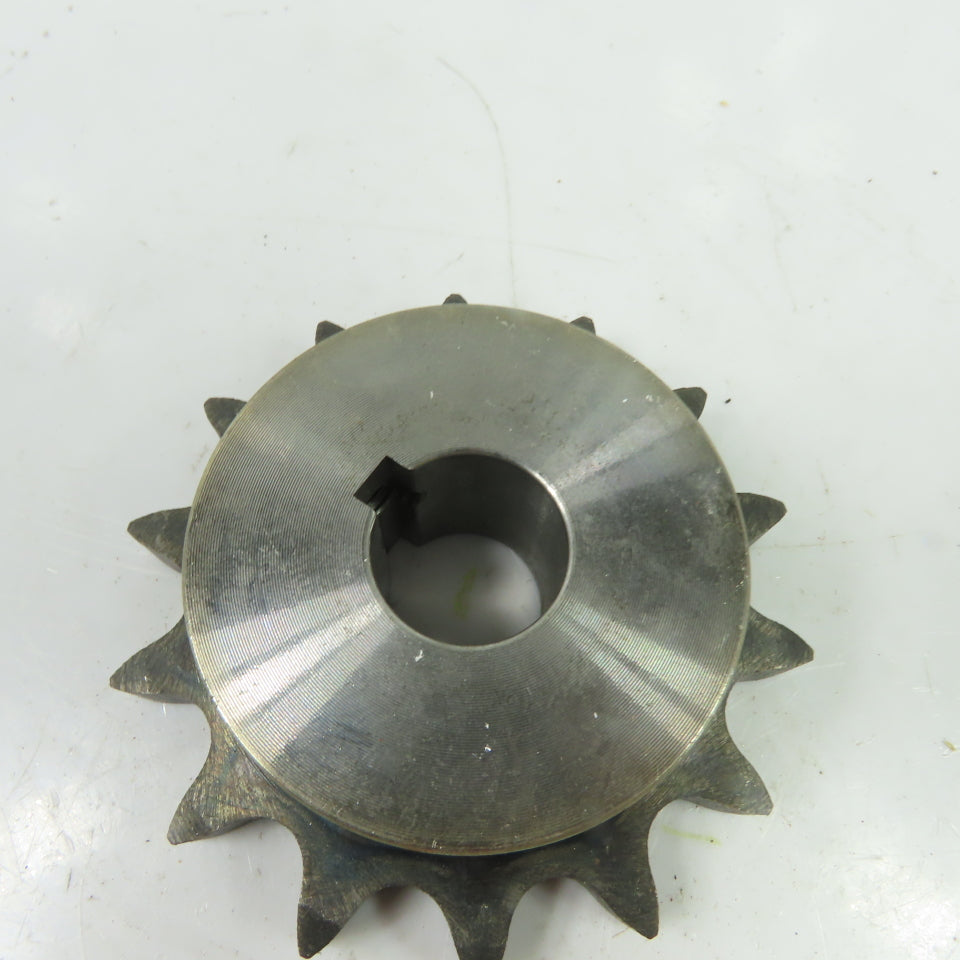 Clyde Industries 031219 14 Tooth Single Strand Chain Sprocket 7/8" Bore