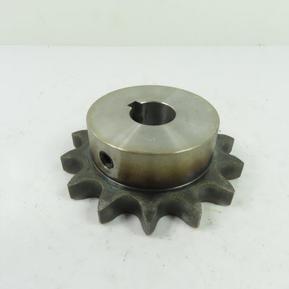 Clyde Industries 031219 14 Tooth Single Strand Chain Sprocket 7/8" Bore