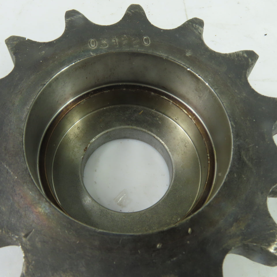 Clyde Industries 031220 14 Tooth Single Strand Chain Sprocket 1-1/8" Bore
