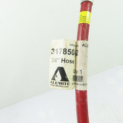 Alemite 317850-2 24" Elastomeric Grease Gun Extension Hose 4800PSI