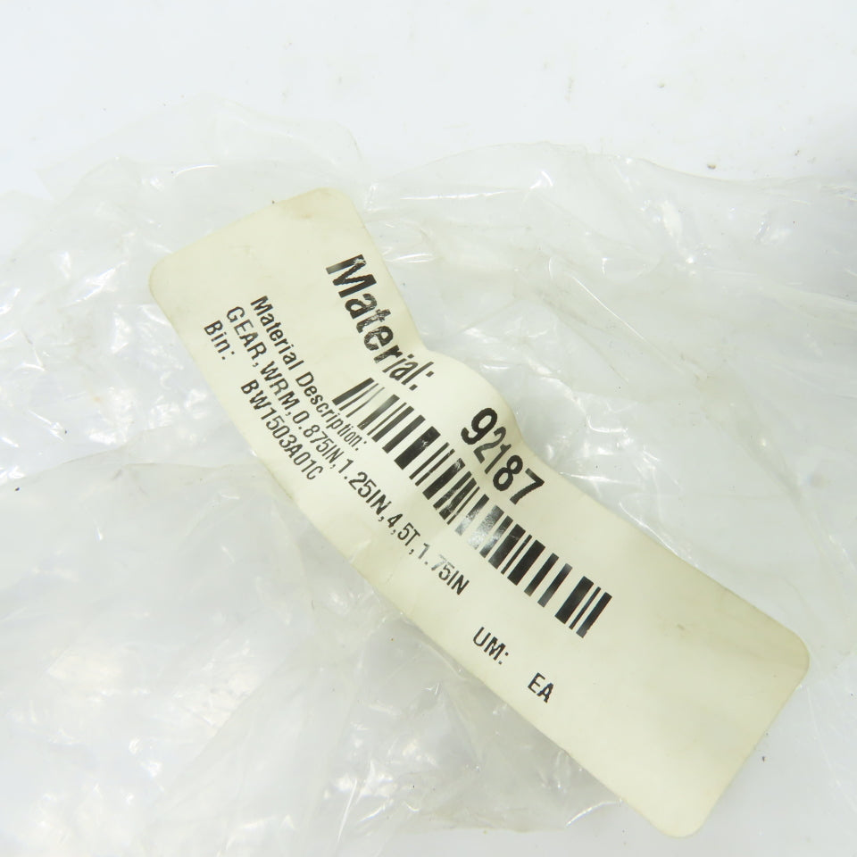 Worm Gear 7/8" Bore 1-3/4" OD 1-3/4" Long