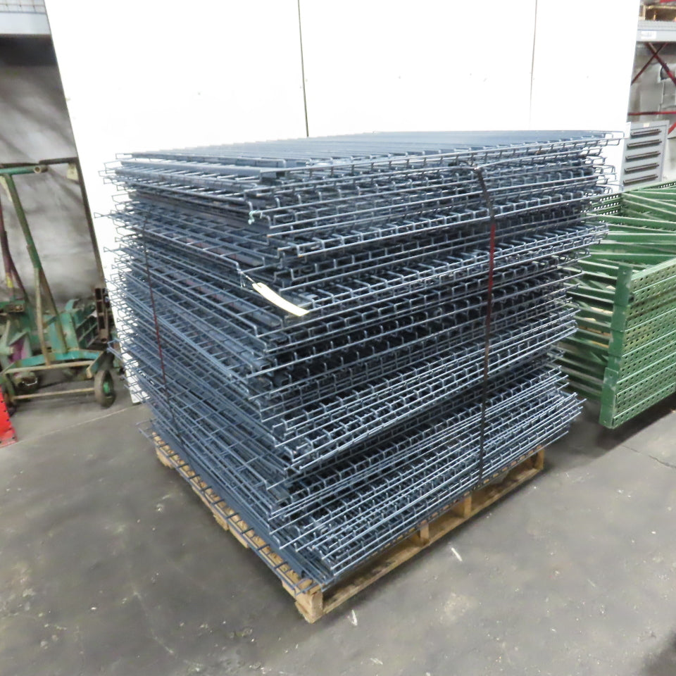 Jaken 48" FastRak Warehouse Bulk Storage Rack Shelving 11-Section W/Wire Decking