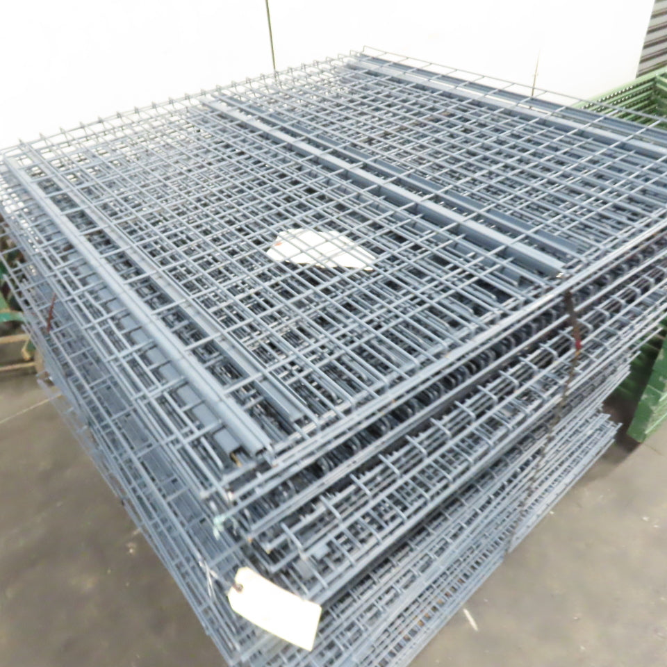 Jaken 48" FastRak Warehouse Bulk Storage Rack Shelving 11-Section W/Wire Decking