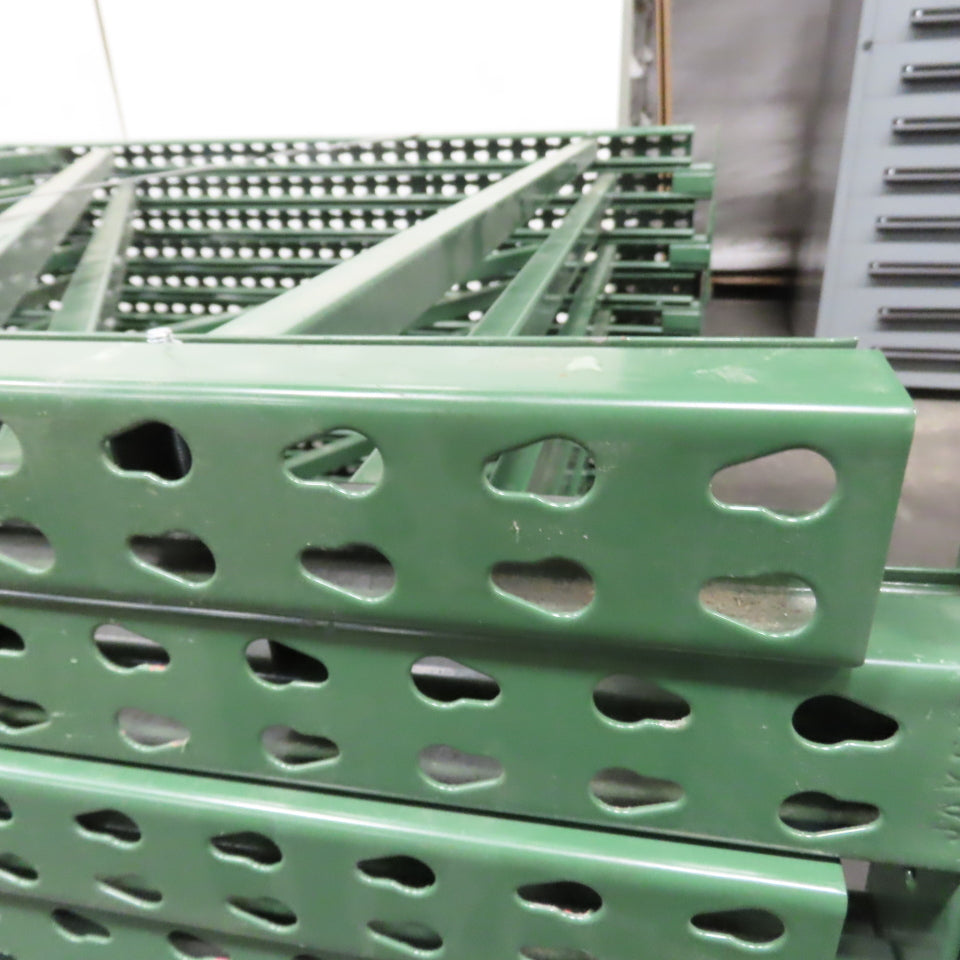 Jaken 48" FastRak Warehouse Bulk Storage Rack Shelving 11-Section W/Wire Decking