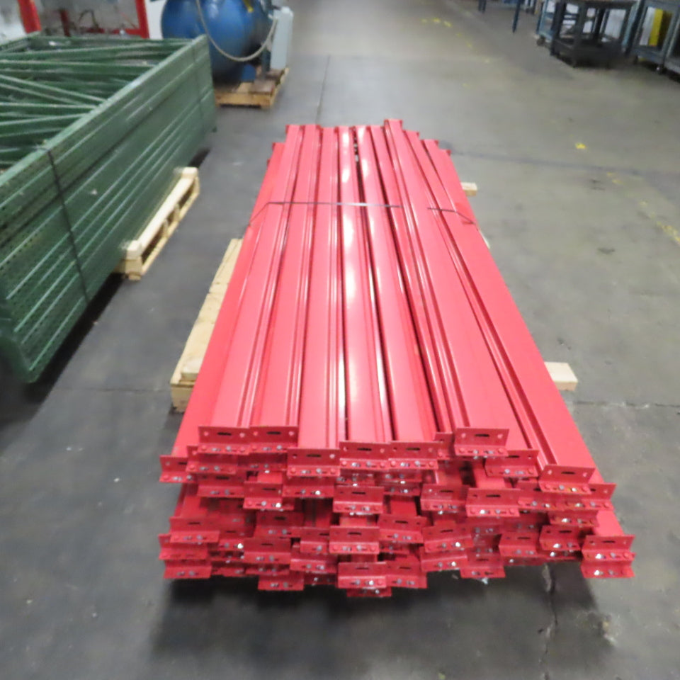 Jaken 48" FastRak Warehouse Bulk Storage Rack Shelving 11-Section W/Wire Decking