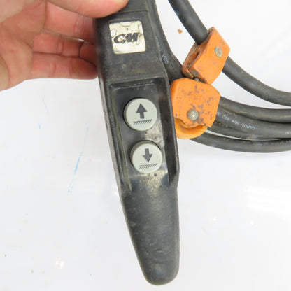 CM Lodestar Model R 2 Ton 4000LB Electric Cain Hoist 10' Lift 8FPM 240/440V 3Ph