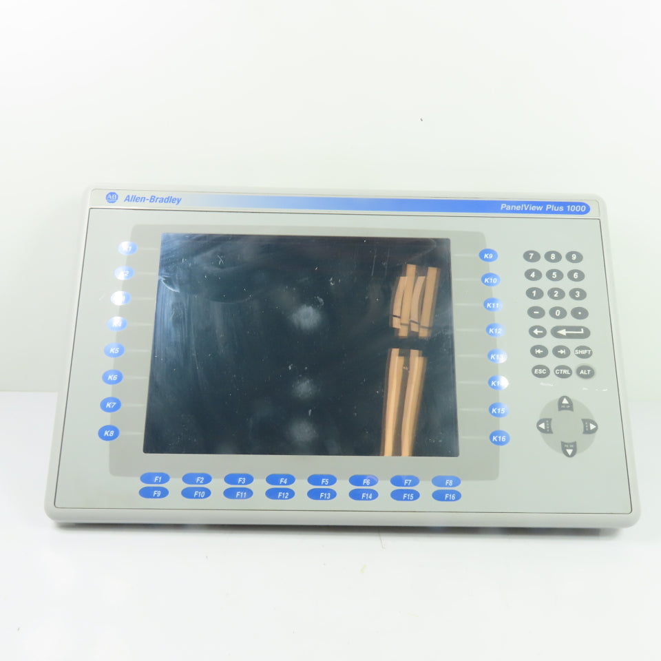 Allen-Bradley 2711P-B10C4D1 Panelview Plus 1000 Operator Interface Ser A Rev F